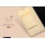 Husă flip Dux Ducis Skin Pro, pentru Samsung Galaxy S9 - roz-auriu