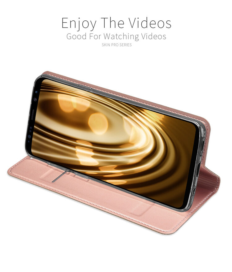 Husă flip Dux Ducis Skin Pro, pentru Samsung Galaxy S9 - gri