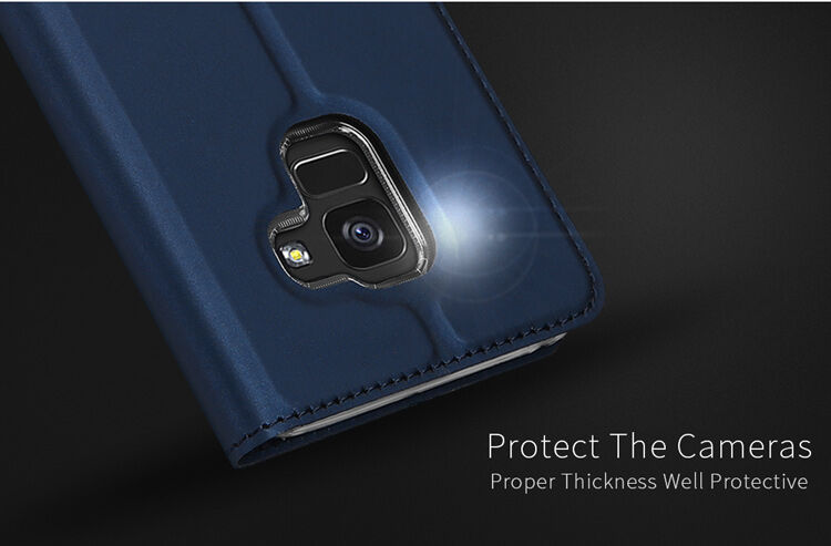 Husă flip Dux Ducis Skin Pro, pentru Samsung Galaxy A8 (2018) - auriu