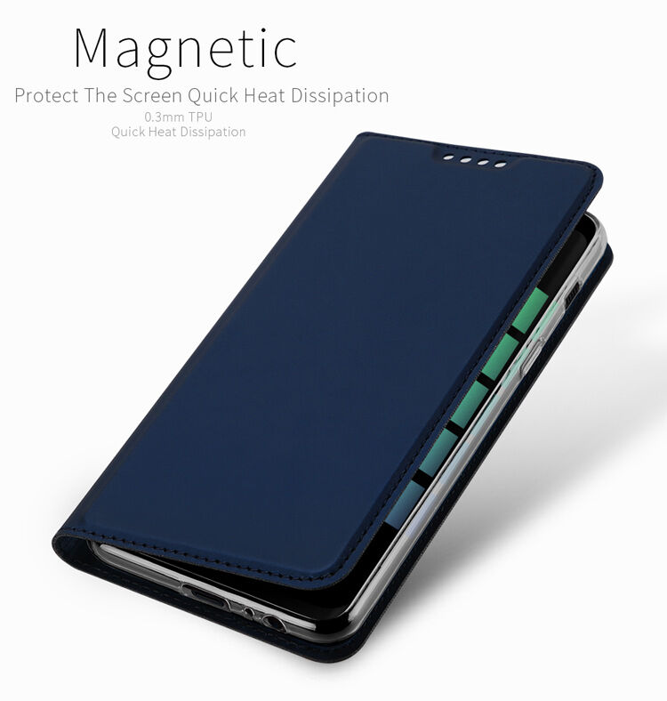 Husă flip Dux Ducis Skin Pro, pentru Samsung Galaxy A8 (2018) - auriu