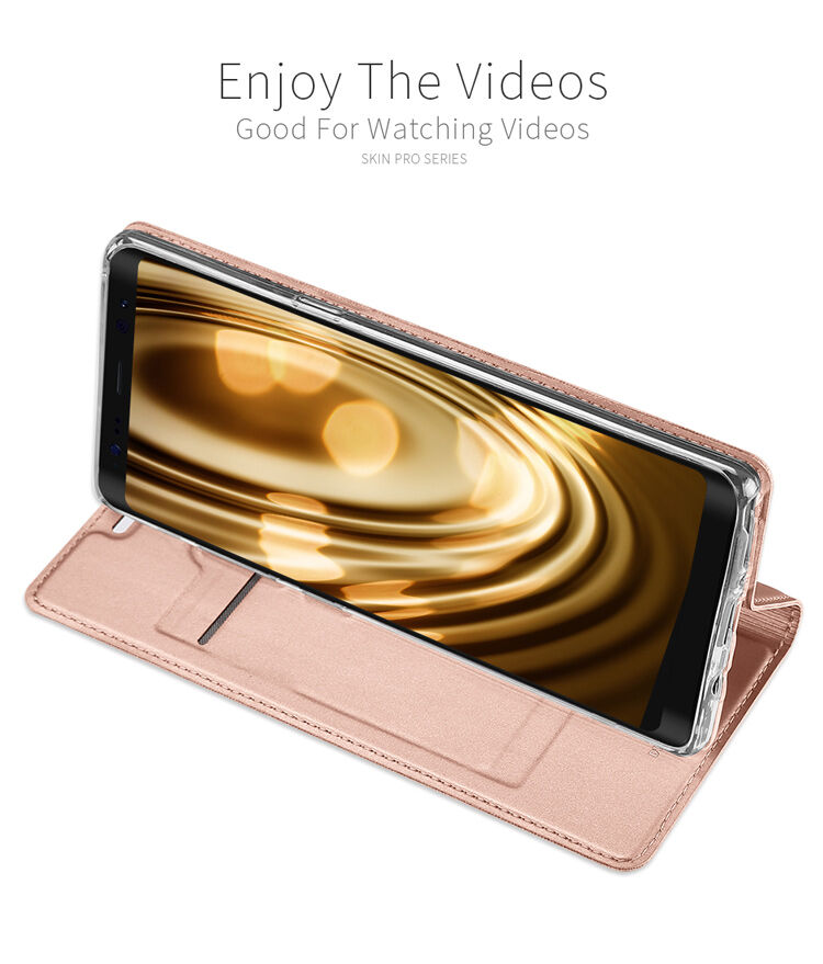 Husă flip Dux Ducis Skin Pro, pentru Samsung Galaxy Note 8 - albastru închis