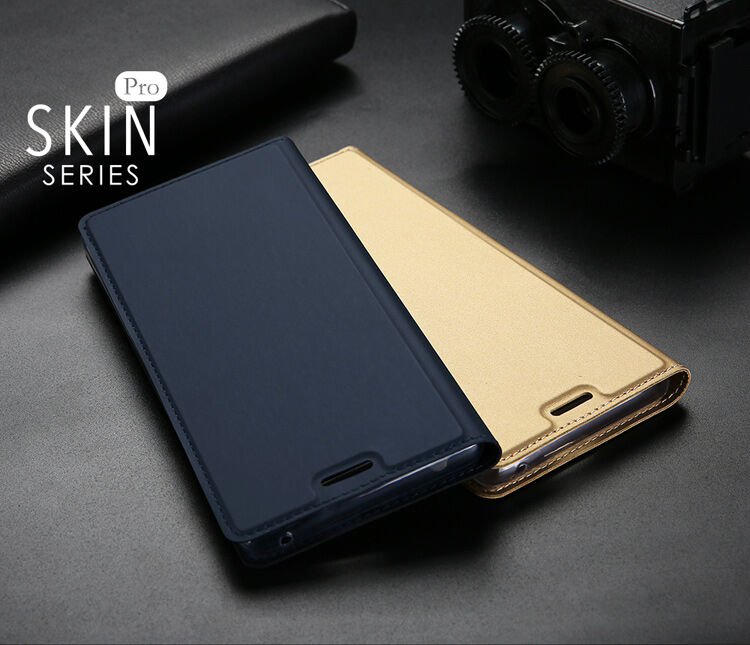 Husă flip Dux Ducis Skin Pro, pentru Samsung Galaxy Note 8 - albastru închis
