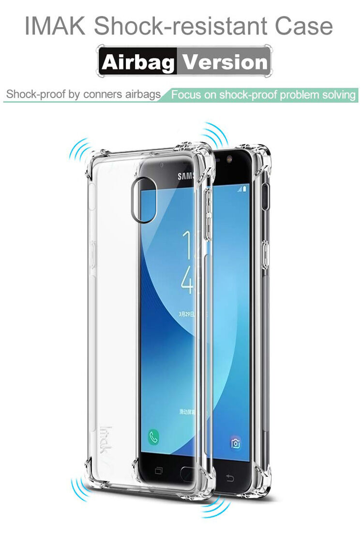 Carcasă Imak Silky, din plastic, pentru Samsung Galaxy J5 (2017) - negru