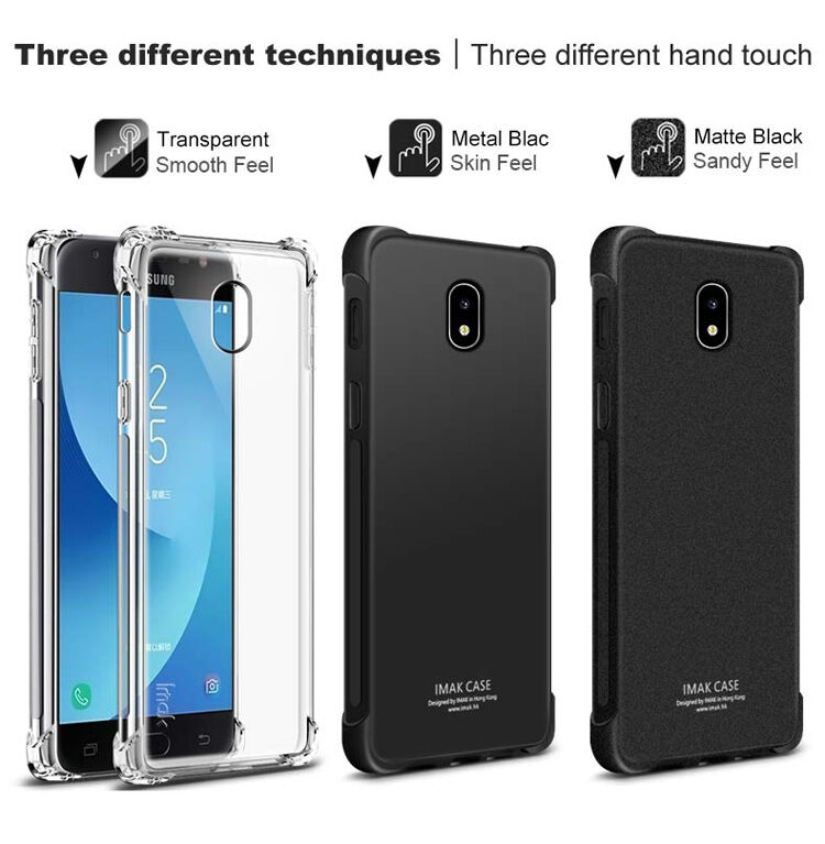 Carcasă Imak Silky, din plastic, pentru Samsung Galaxy J5 (2017) - negru