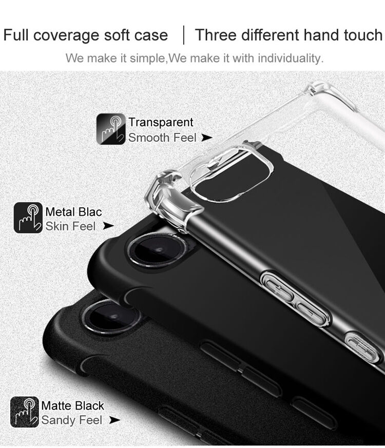 Carcasă Imak Silky, din plastic, pentru Samsung Galaxy J5 (2017) - negru
