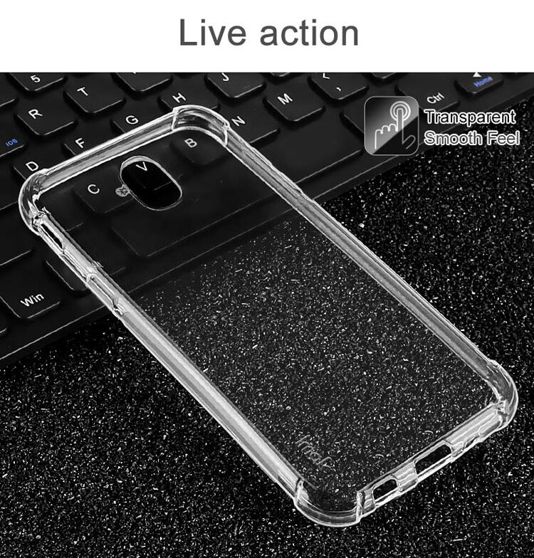 Carcasă Imak Silky, din plastic, pentru Samsung Galaxy J5 (2017) - negru