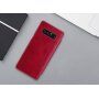 Husă flip Nillkin Qin, din piele, pentru Samsung Galaxy Note 8 - negru