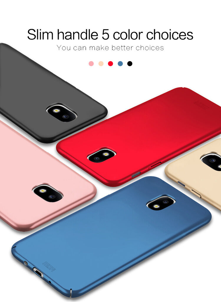 Carcasă Mofi din plastic pentru Samsung Galaxy J7 (2017) - negru