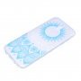 Carcasă din plastic lotus albastru, pentru Samsung Galaxy J5 (2017) - transparent