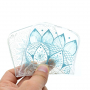 Carcasă din plastic lotus albastru, pentru Samsung Galaxy J5 (2017) - transparent