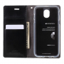 Husă flip Goospery Blue Moon, pentru Samsung Galaxy J5 (2017) - negru