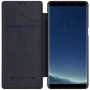 Husă flip Nillkin Qin, din piele, pentru Samsung Galaxy Note 8 - negru