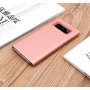 Carcasă metalică tip oglindă pentru Samsung Galaxy Note 8 - roz-auriu