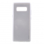 Carcasă Goospery Metallic, din plastic, pentru Samsung Galaxy Note 8 - argintiu