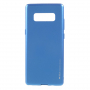 Carcasă Goospery Metallic, din plastic, pentru Samsung Galaxy Note 8 - albastru