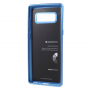Carcasă Goospery Metallic, din plastic, pentru Samsung Galaxy Note 8 - albastru