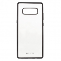 Carcasă transparentă G-Case, cu ramă, pentru Samsung Galaxy Note 8 - negru
