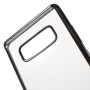 Carcasă transparentă G-Case, cu ramă, pentru Samsung Galaxy Note 8 - negru