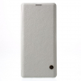 Husă flip G-Case, din piele, pentru Samsung Galaxy Note 8 - alb