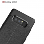 Husă Litchi, din piele, pentru Samsung Galaxy Note 8 - negru