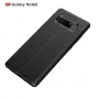 Husă Litchi, din piele, pentru Samsung Galaxy Note 8 - negru