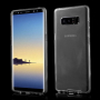 Carcasă din plastic pe toată suprafața, pentru Samsung Galaxy Note 8 - transparent