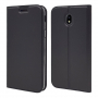 Husă flip din piele, pentru Samsung Galaxy J7 (2017) - negru