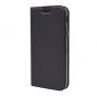 Husă flip din piele, pentru Samsung Galaxy J7 (2017) - negru