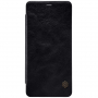 Husă flip Nillkin Qin, din piele, pentru Samsung Galaxy A8 Plus (2018) - negru