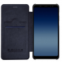 Husă flip Nillkin Qin, din piele, pentru Samsung Galaxy A8 (2018) - negru