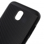 Carcasă din plastic cu aerisire, pentru Samsung Galaxy J5 (2017) - negru