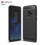 Carcasă din plastic cu textură șlefuită, pentru Samsung Galaxy S9 - negru