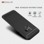 Carcasă din plastic cu textură șlefuită, pentru Samsung Galaxy S9 - negru