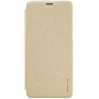Husă flip Nillkin Sparkle, pentru Samsung Galaxy A8 (2018) - auriu