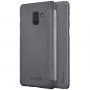 Husă flip Nillkin Sparkle, pentru Samsung Galaxy A8 Plus (2018) - gri