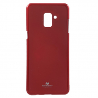 Carcasă Goospery Jelly pentru Samsung Galaxy A8 (2018) - roșu