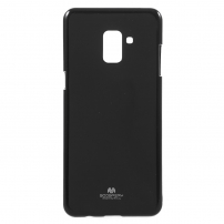 Carcasă Goospery Jelly, din plastic, pentru Samsung Galaxy A8 Plus (2018) - negru