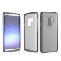 Carcasă din plastic cu ramă, pentru Samsung Galaxy S9 Plus - negru