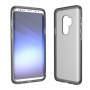 Carcasă din plastic cu ramă, pentru Samsung Galaxy S9 Plus - negru