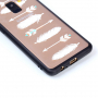 Carcasă din plastic întărit săgeți, pentru Samsung Galaxy A8 (2018) - transparent