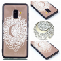 Carcasă din plastic întărit mandala, pentru Samsung Galaxy A8 (2018) - transparent