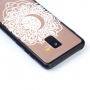 Carcasă din plastic întărit mandala, pentru Samsung Galaxy A8 (2018) - transparent