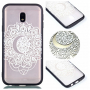 Carcasă din plastic întărit mandala, pentru Samsung Galaxy J5 (2017) - transparent