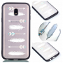 Carcasă din plastic întărit săgeți, pentru Samsung Galaxy J5 (2017) - transparent