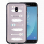 Carcasă din plastic întărit săgeți, pentru Samsung Galaxy J5 (2017) - transparent