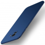 Carcasă Mofi Shield, din plastic, pentru Samsung Galaxy A8 (2018) - albastru închis