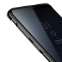 Carcasă transparentă Baseus Glitter, cu ramă, pentru Samsung Galaxy S9 - negru