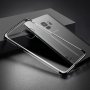 Carcasă transparentă Baseus Glitter, cu ramă, pentru Samsung Galaxy S9 - negru