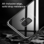 Carcasă transparentă Baseus Glitter, cu ramă, pentru Samsung Galaxy S9 - negru