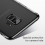 Carcasă transparentă Baseus Glitter, cu ramă, pentru Samsung Galaxy S9 - negru